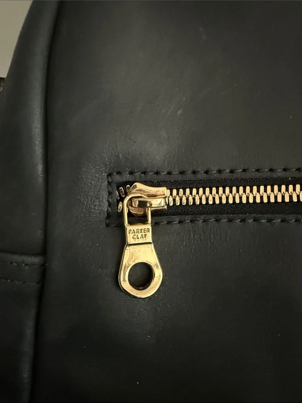 Parker Clay Ella Black Premium Leather Mini Backpack